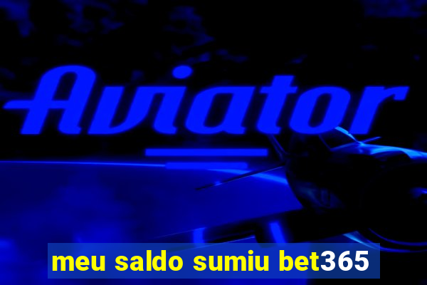 meu saldo sumiu bet365